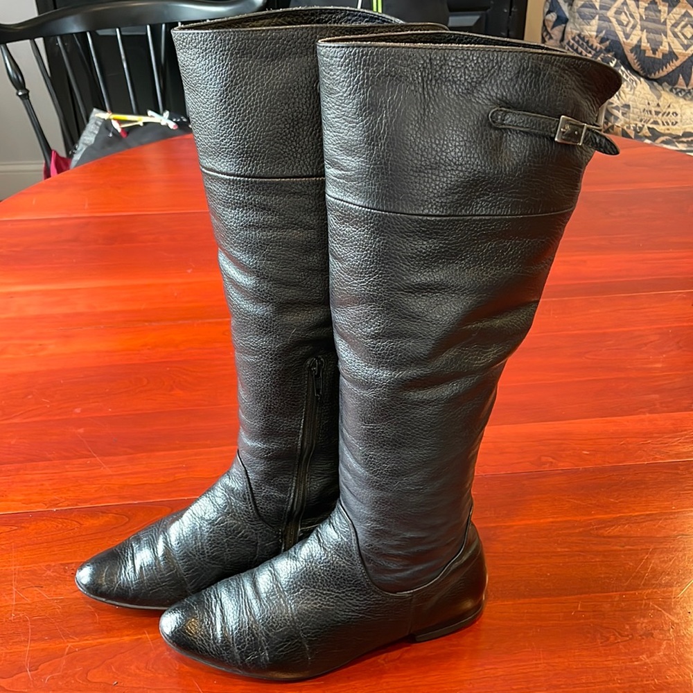 Made by Pedag Black Leather Boots Size 38 US 8